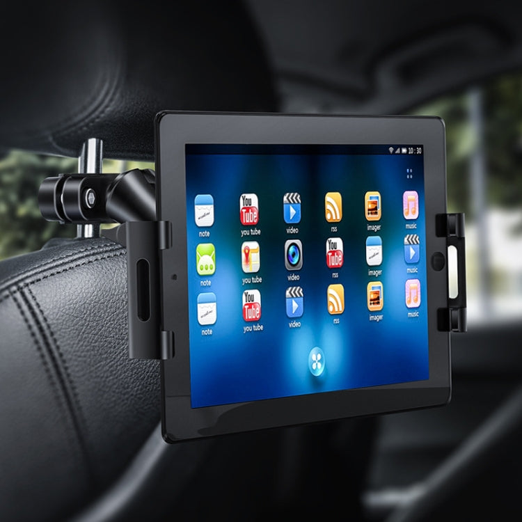 Car Headrest Bracket Motorcycle Rearview Mobile Phone Bracket Style: Plate Clamp by buy2fix