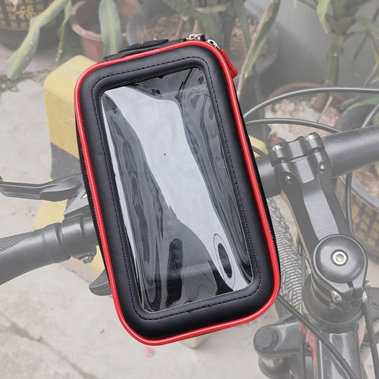 OKD support de sac de téléphone portable étanche pour écran tactile de moto et vélo XL (mise à niveau + base en forme de U)