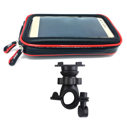 OKD Touch Screen Motorcycle Bicycle Bag Waterproof Mobile Phone Bracket Bag M(Upgrade) by buy2fix