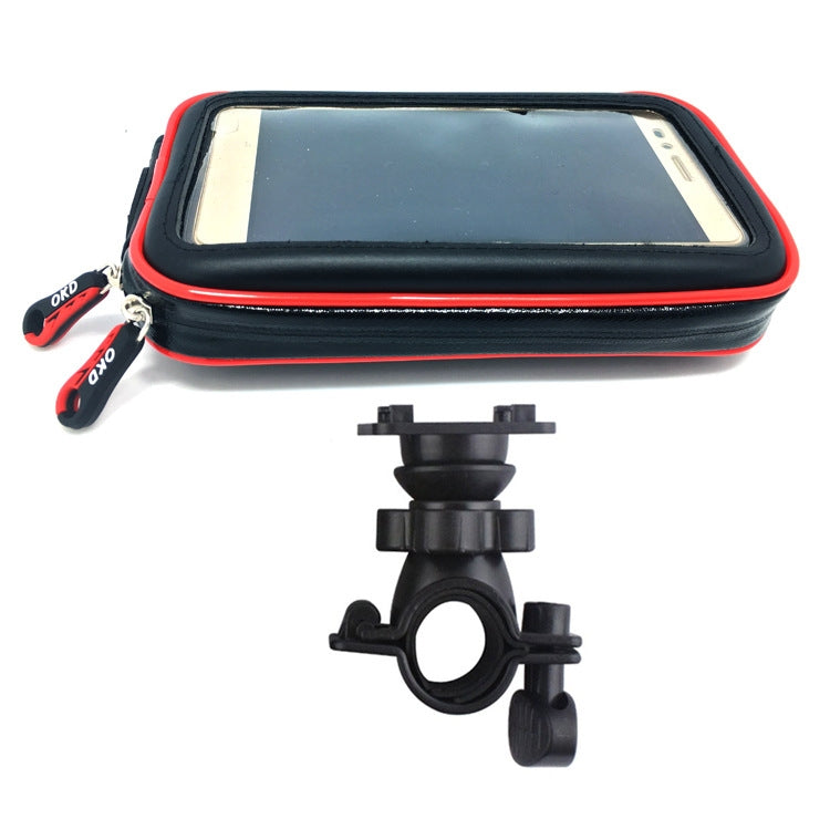 OKD Touch Screen Motorcycle Bicycle Bag Waterproof Mobile Phone Bracket Bag XL(Upgrade) by buy2fix