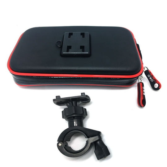 OKD Riding Support de sac de téléphone portable pour vélo Support étanche pour téléphone portable Paquet L (mise à niveau)