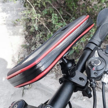 OKD Riding Mobile Phone Bag Bracket Bicycle Mobile Phone Waterproof Bracket Package XL(Upgrade) by buy2fix