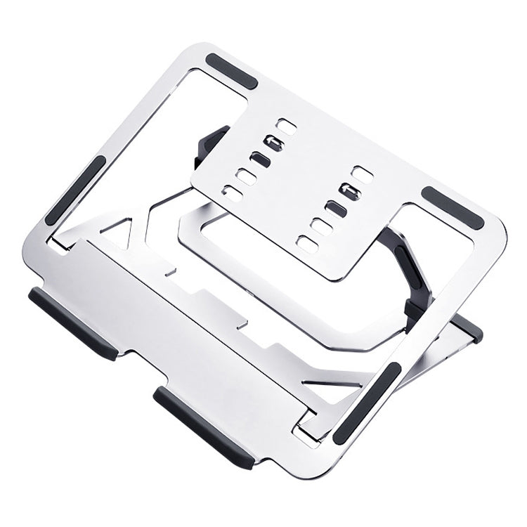 LH-T610 Aluminum Alloy Laptop Bracket Folding Lifting Desktop Cooling Bracket(Elegant Silver) - Laptop Stand by buy2fix | Online Shopping UK | buy2fix
