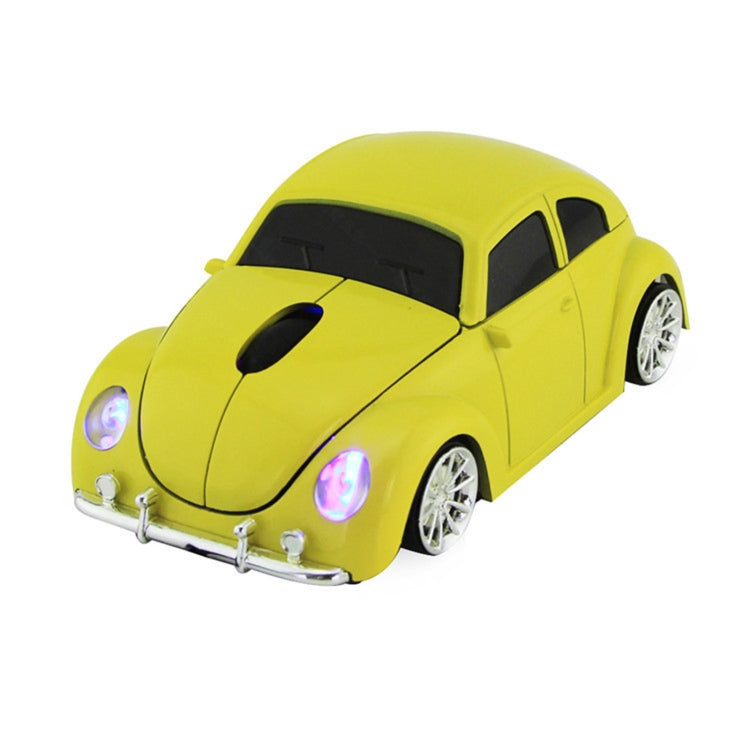 CM0010B 1200 DPI 3-keys Car Shape Wireless Mouse(Yellow) - Wireless Mice by buy2fix | Online Shopping UK | buy2fix