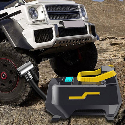 Multifunctional Vehicle-Mounted High-Power Digital Display LED Lighting Air Pump, Spec: Car 12V by buy2fix