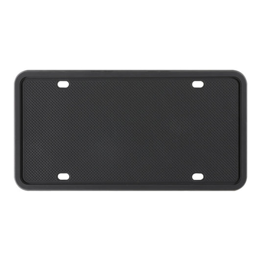 2 Sets Waterproof Rustproof Non-damaging Car Paint Silicone License Plate Frame, Specification: US Black by buy2fix