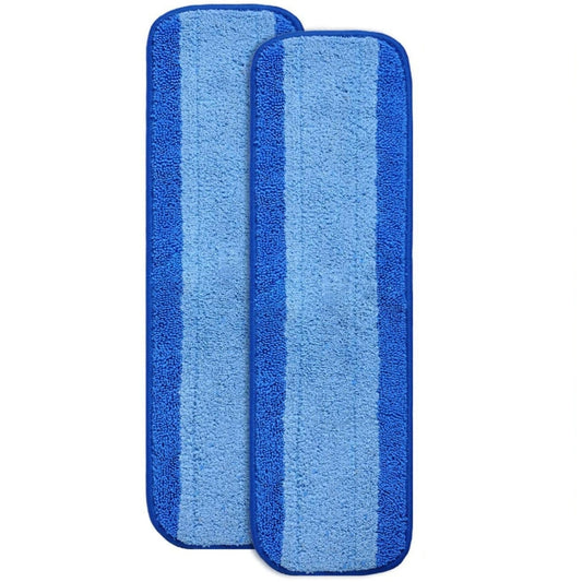 2 PCS Fiber Mop Cleaning Pad Wet And Dry Flat Mop Cloth Suitable For Bona Series - Other Accessories by buy2fix | Online Shopping UK | buy2fix
