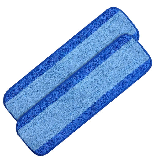 2 PCS Fiber Mop Cleaning Pad Wet And Dry Flat Mop Cloth Suitable For Bona Series - Other Accessories by buy2fix | Online Shopping UK | buy2fix