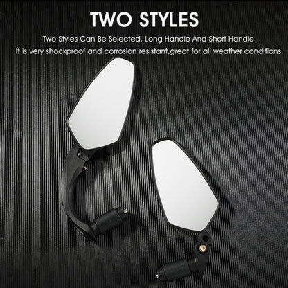 1 Pair WEST BIKING Bicycle Rearview Mirror Adjustable Mirror Mountain Bike Foldable Rearview Mirror(Short) by WEST BIKING