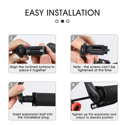 1 Pair WEST BIKING Bicycle Rearview Mirror Adjustable Mirror Mountain Bike Foldable Rearview Mirror(Long) by WEST BIKING