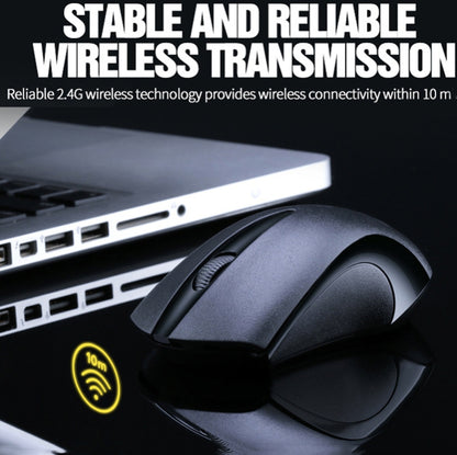 T-WOLF Q2 3-Buttons 1200 DPI 2.4GHz Wireless Mouse( Black) - Wireless Mice by T-WOLF | Online Shopping UK | buy2fix