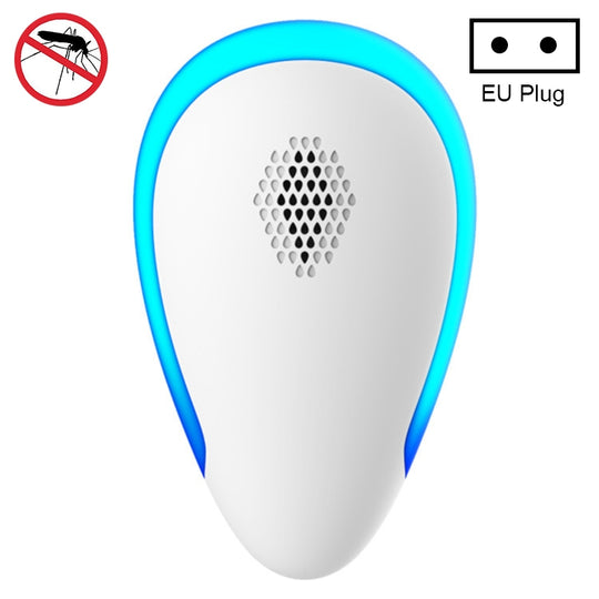 Dual-frequency Ultrasonic Mosquito Repellent Household Insect Repellent for Pregnant Women and Children, Product specifications: EU Plug(White)