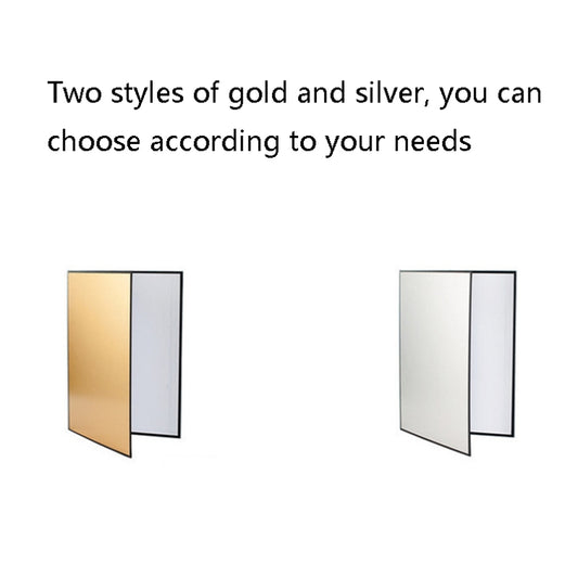 2 PCS Photography Folded Thickening A4 Cardboard Folding Light Diffuser Board(Gold) -  by buy2fix | Online Shopping UK | buy2fix