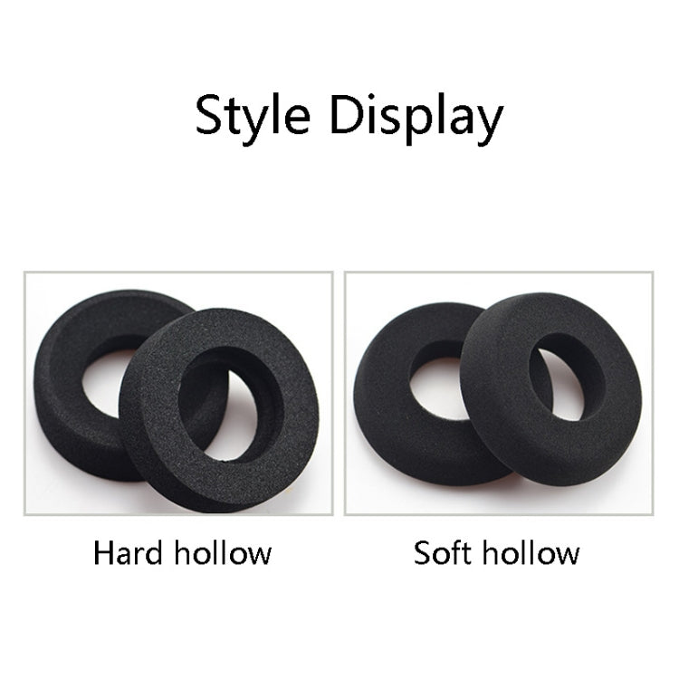 2PCS Headset Cotton Pad For Grado SR60/SR80/SR125/SR225/SR325/SR325i(Small Hard Heart) - Earmuff & Pad by buy2fix | Online Shopping UK | buy2fix