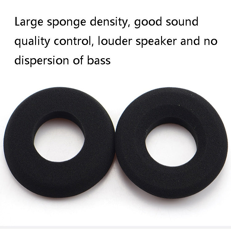 2PCS Headset Cotton Pad For Grado SR60/SR80/SR125/SR225/SR325/SR325i(Small Hard Heart) - Earmuff & Pad by buy2fix | Online Shopping UK | buy2fix