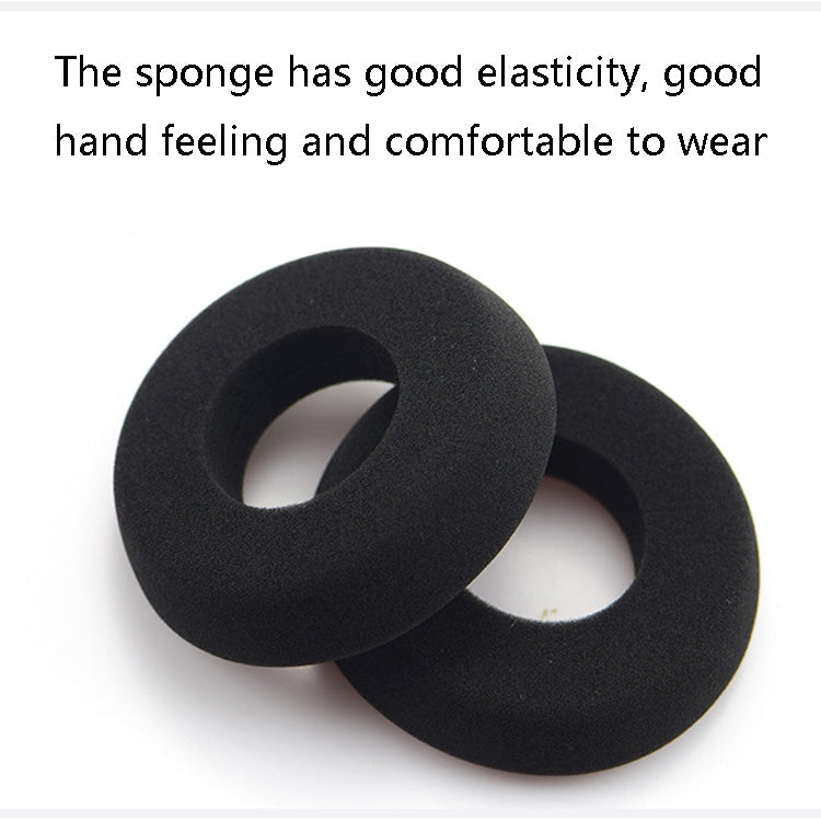 2PCS Headset Cotton Pad For Grado SR60/SR80/SR125/SR225/SR325/SR325i(Small Hard Heart) - Earmuff & Pad by buy2fix | Online Shopping UK | buy2fix