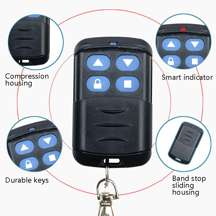 2 PCS Electric Roller Shutter Waterproof Copy Universal Remote Controller Garage Door Remote Control Key(418MHz) - Universal by buy2fix | Online Shopping UK | buy2fix