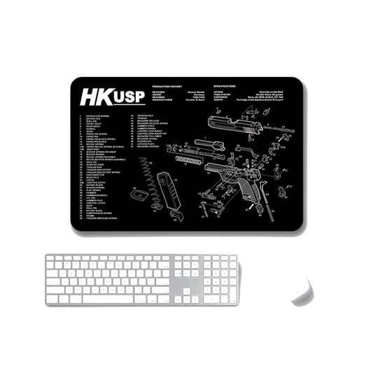 2 PCS Heat Transfer Non-Slip Single-Sided Office Gaming Mouse Pad 2mm(HK-USP10) by buy2fix