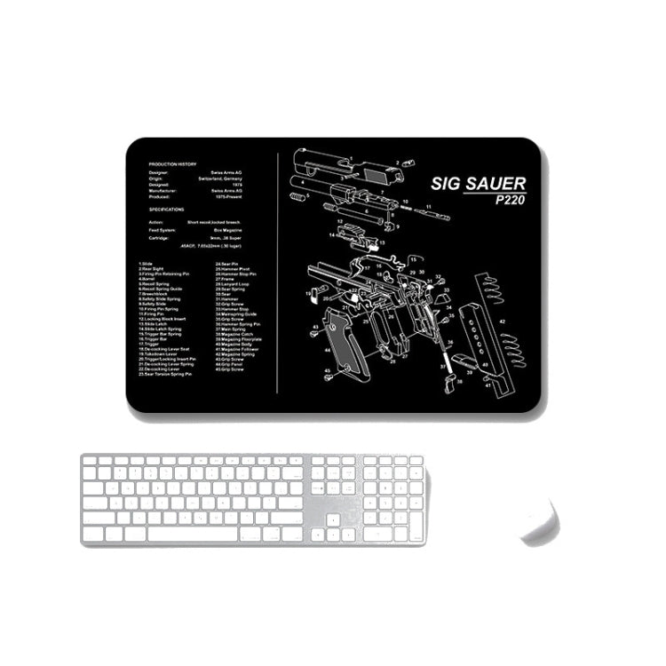 2 PCS Heat Transfer Non-Slip Single-Sided Office Gaming Mouse Pad 2mm(SPS-SigP220) by buy2fix