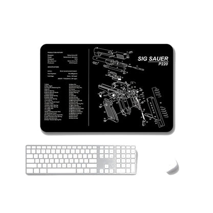 2 PCS Heat Transfer Non-Slip Single-Sided Office Gaming Mouse Pad 3mm(SPS-SigP220) by buy2fix