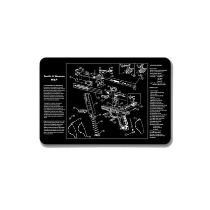 2 PCS Heat Transfer Non-Slip Single-Sided Office Gaming Mouse Pad 4mm(SPS-SmithWessomM&P) by buy2fix