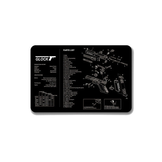 2 PCS Heat Transfer Non-Slip Single-Sided Office Gaming Mouse Pad 5mm(SPS-Glock) by buy2fix