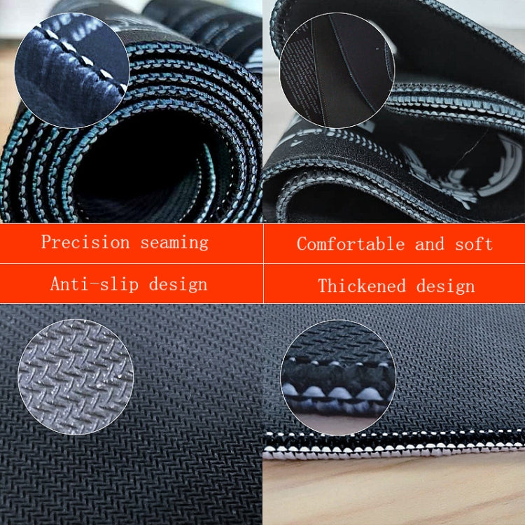 2 PCS Heat Transfer Non-Slip Single-Sided Office Gaming Mouse Pad 5mm(HK-USP10) by buy2fix