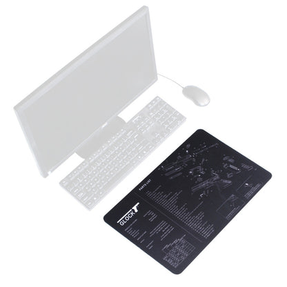 2 PCS Heat Transfer Non-Slip Single-Sided Office Gaming Mouse Pad 5mm(SPS-1911) by buy2fix