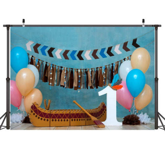 2.1m X 1.5m One Year Old Birthday Photography Background Party Decoration Hanging Cloth(573) - Birthday Party by buy2fix | Online Shopping UK | buy2fix