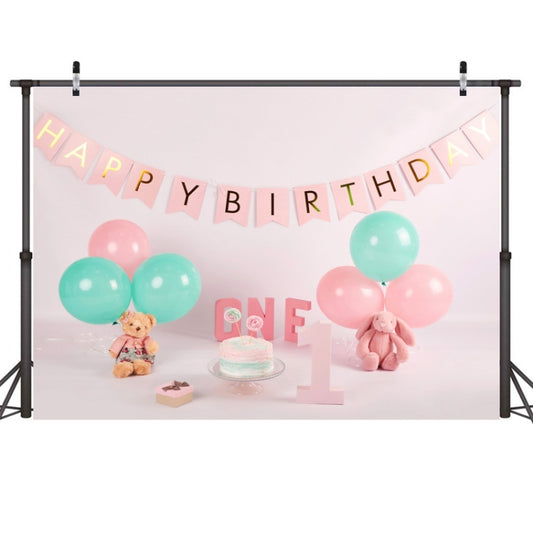 2.1m X 1.5m One Year Old Birthday Photography Background Party Decoration Hanging Cloth(577) - Birthday Party by buy2fix | Online Shopping UK | buy2fix