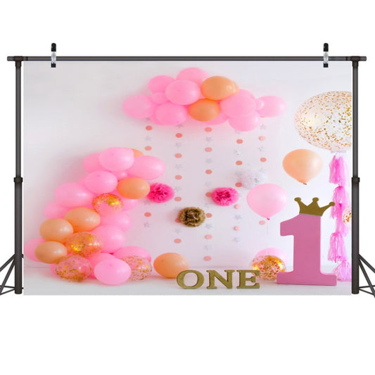 2.1m X 1.5m One Year Old Birthday Photography Background Party Decoration Hanging Cloth(584) - Birthday Party by buy2fix | Online Shopping UK | buy2fix