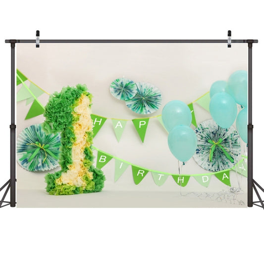 2.1m X 1.5m One Year Old Birthday Photography Background Party Decoration Hanging Cloth(585) - Birthday Party by buy2fix | Online Shopping UK | buy2fix