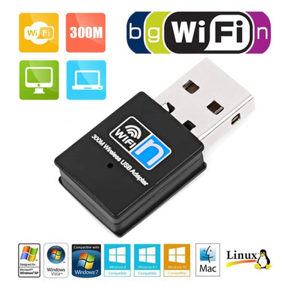 RTL8192EU 300Mbps Mini USB Wireless Network Card by buy2fix