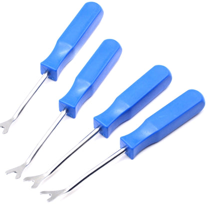 4 PCS Car Door Claw Nail Remover Interior Trim Plate Buckle Tool Glue Screwdriver by buy2fix
