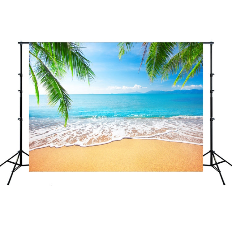 2.1m X 1.5m Coconut Tree Sea View Photography Cloth - Other by buy2fix | Online Shopping UK | buy2fix