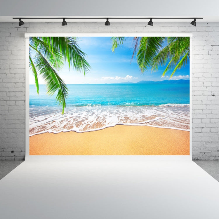 2.1m X 1.5m Coconut Tree Sea View Photography Cloth - Other by buy2fix | Online Shopping UK | buy2fix