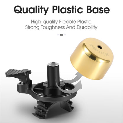 WEST BIKING YP0706048 Bicycle Copper Bell Mountain Bike Mini Bell(Black) by WEST BIKING