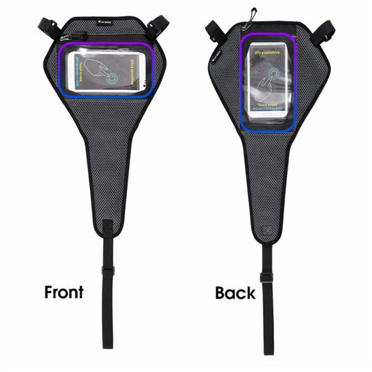 WEST BIKING YP0719251 Bicycle Mobile Phone Bag Road Vehicles Anti-Sweat Net(Black) by WEST BIKING