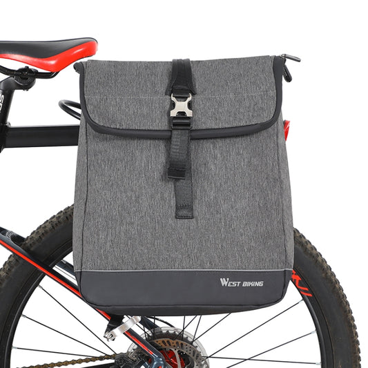 WEST BIKING YP0707259 Bicycle Riding Shelf Bags Camel Bag Multi-Function Mountain Bike Computer Backpack(Gray) by WEST BIKING