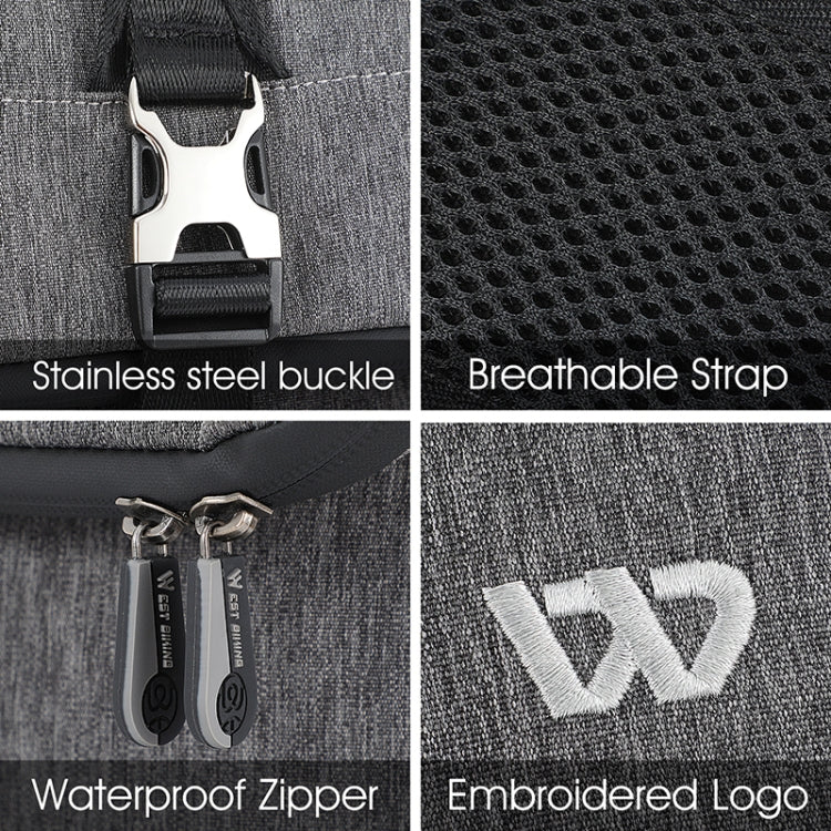 WEST BIKING YP0707259 Bicycle Riding Shelf Bags Camel Bag Multi-Function Mountain Bike Computer Backpack(Gray) by WEST BIKING