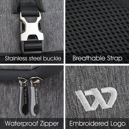 WEST BIKING YP0707259 Bicycle Riding Shelf Bags Camel Bag Multi-Function Mountain Bike Computer Backpack(Gray) by WEST BIKING