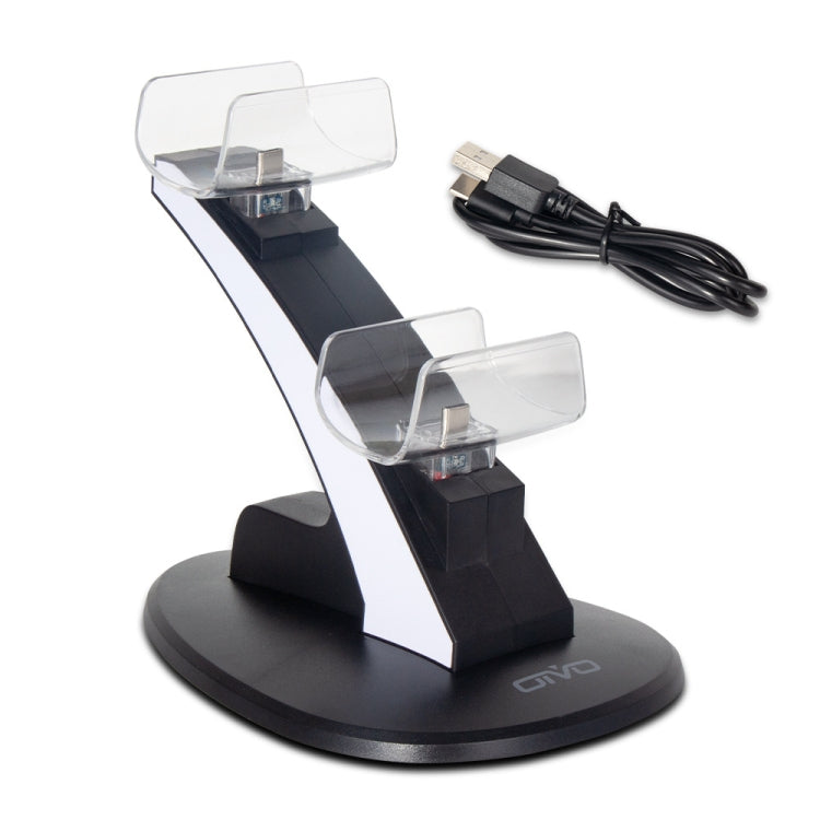 OIVO IV-P5234 Gamepad Aircraft Two-Seater Charger For PS5(Black) - Charger & Power by OIVO | Online Shopping UK | buy2fix