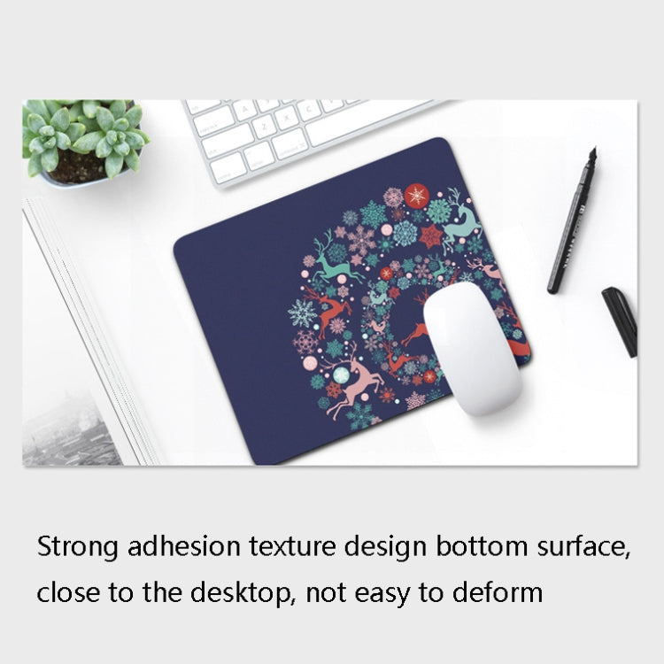 6 PCS Non-Slip Mouse Pad Thick Rubber Mouse Pad, Size: 21 X 26cm(Blue Planet) by buy2fix