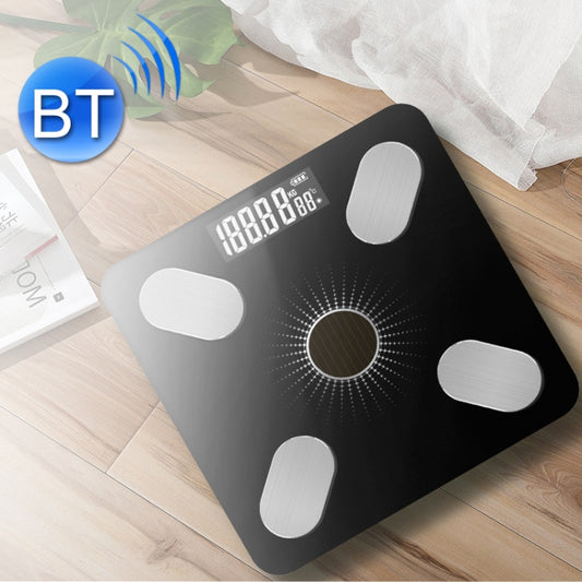 Smart Bluetooth Weight Scale Home Body Fat Measurement Health Scale Battery Model(Black Silk Screen Film) by buy2fix