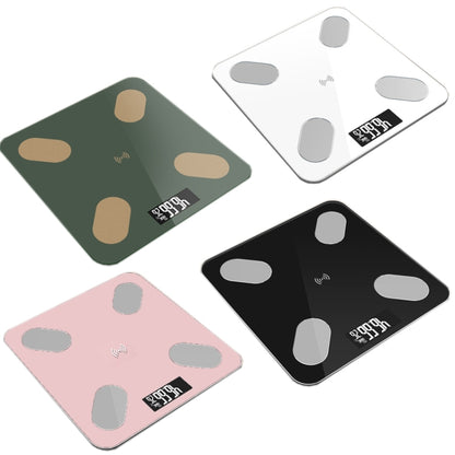 Smart Bluetooth Weight Scale Home Body Fat Measurement Health Scale Battery Model(Black Silk Screen Film) by buy2fix