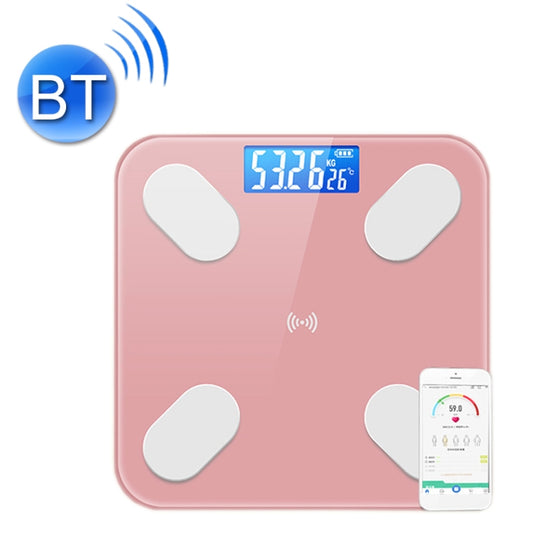 Smart Bluetooth Weight Scale Home Body Fat Measurement Health Scale Solar + Charge Model(Rose Gold True Class) by buy2fix