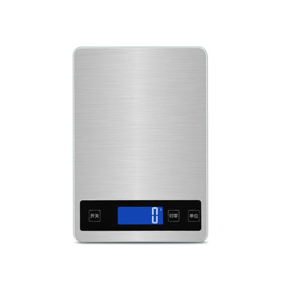 A10-1 Portable USB Kitchen Scale Household Food Baking Tea Quasi-Gram Weight Bench Scale, Specification: 5kg / 1g(White) - Kitchen Scales by buy2fix | Online Shopping UK | buy2fix