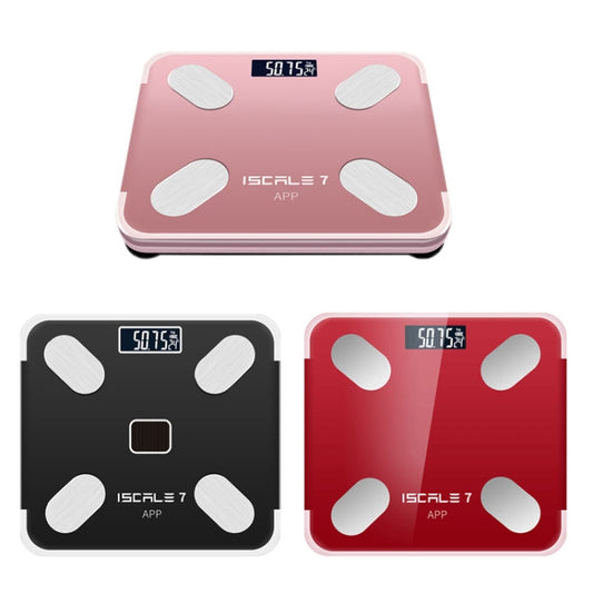 ISCRLE7 Smart Weight Scale Bluetooth Body Fat Measuring Instrument Battery Model(Rose Gold) - Body Scales by ISCRLE7 | Online Shopping UK | buy2fix