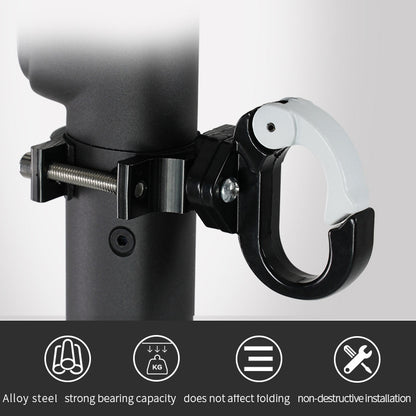 For Ninebot MAX G30 Scooter Accessories Aluminum Alloy Hook Rod Hook, Specification: Double Hook (Blue Black) - Accessories & Parts by buy2fix | Online Shopping UK | buy2fix