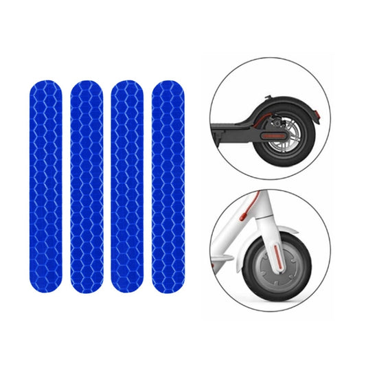 Scooter Stickers Reflective Cursor Scooter Mudguard Reflective Sticker For Ninebot Max G30 (Blue) - Accessories & Parts by buy2fix | Online Shopping UK | buy2fix